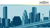 Illustration of a city skyline featuring various skyscrapers and buildings, with the text "HRH Report" in the upper-right corner.