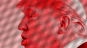 Side profile of Donald Trump