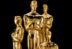 Four Oscars trophies